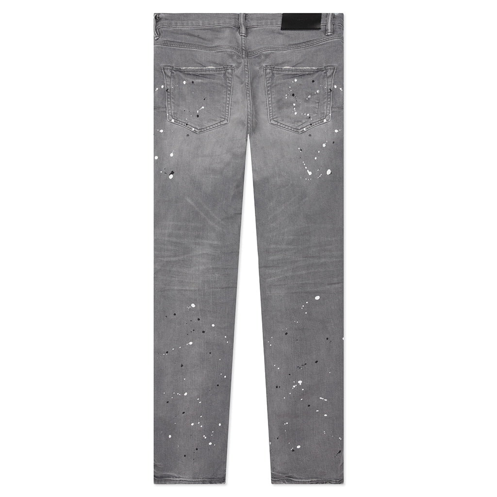 Purple Denim P001 - Worn Grey Paint Blowout