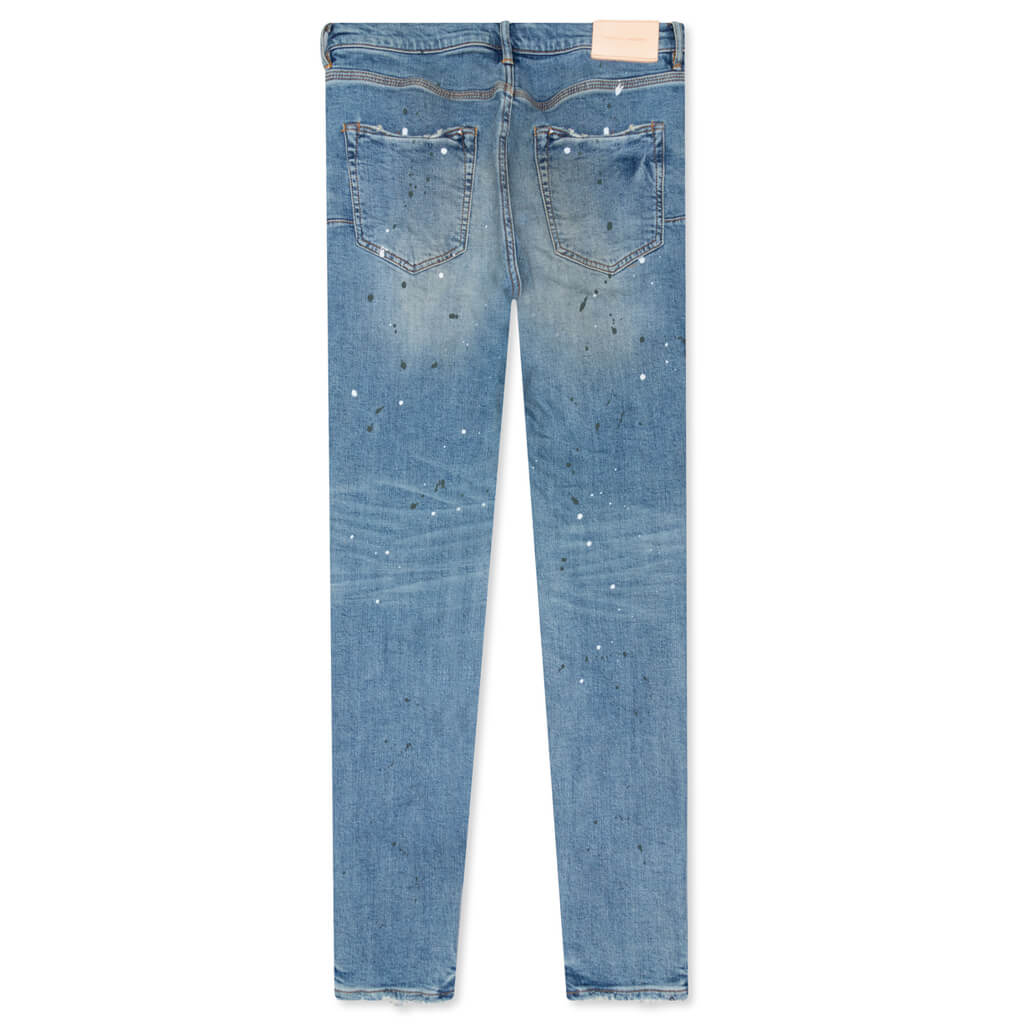 P001 - Worn Light Indigo Destroy