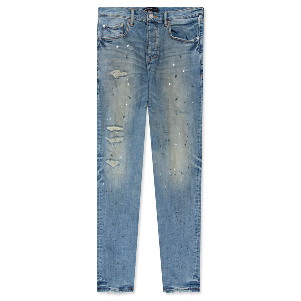 P001 - Worn Light Indigo Destroy