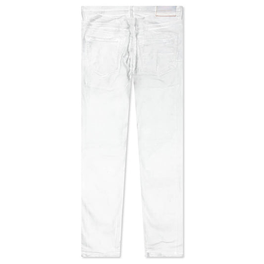 Purple Denim P001 - Worn White Iridescent Pearl