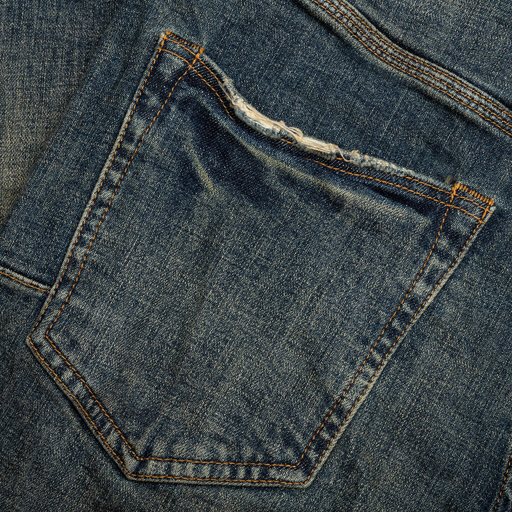 P002 - Distressed Dirty Indigo Blowout