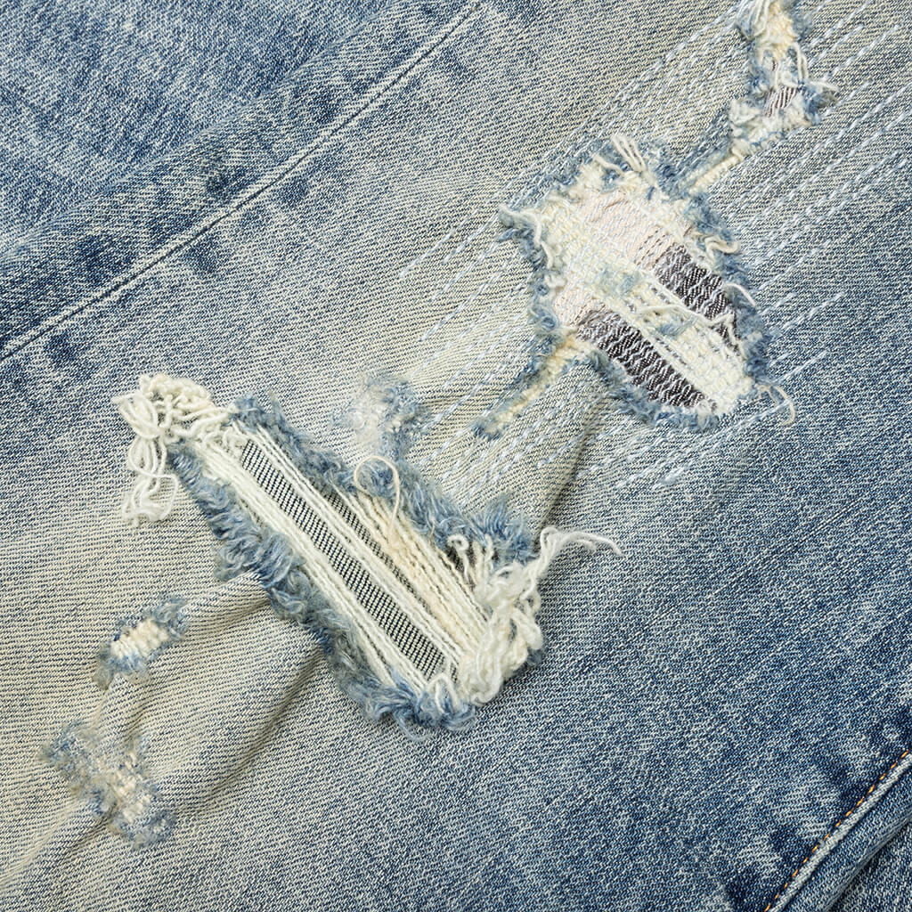 P002 - Indigo Flannel Repair