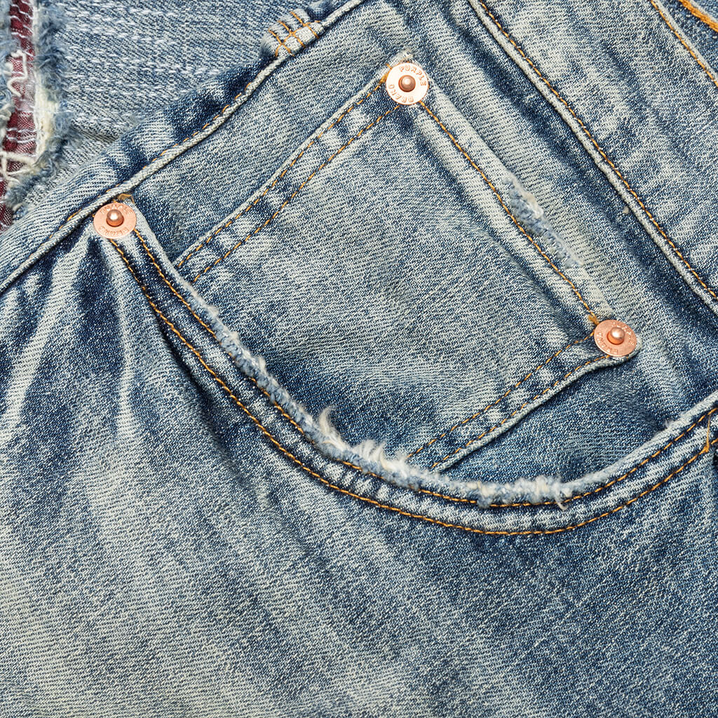 P002 - Indigo Flannel Repair