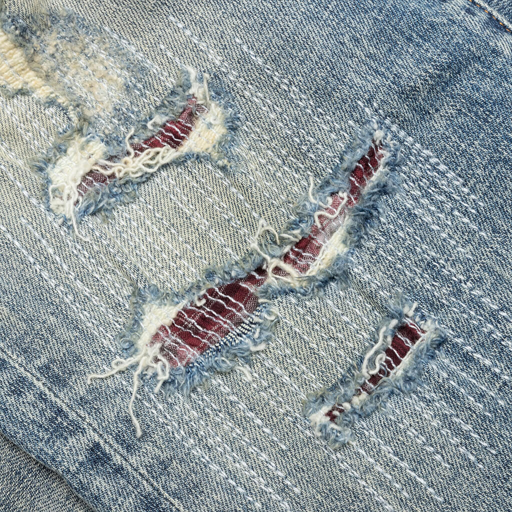 P002 - Indigo Flannel Repair