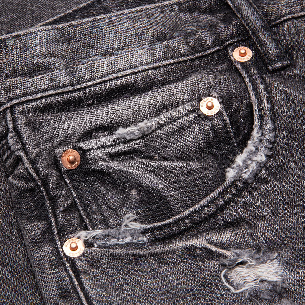 P003 - Black Vintage Distress