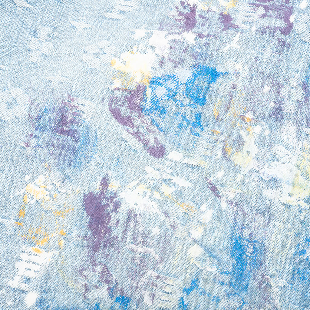 P020 - Paint Over Light Bleach Jacquard Monogram