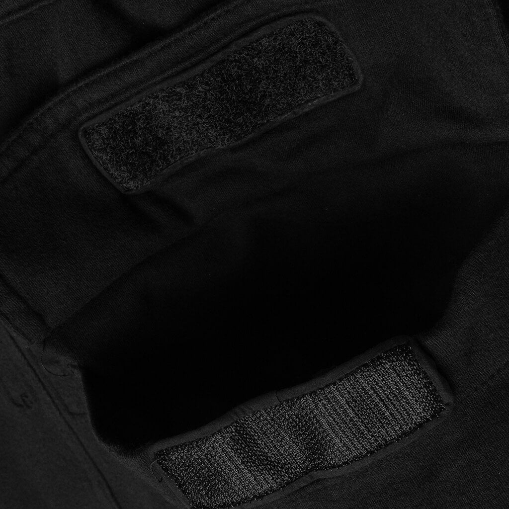 Brushed Jersey Pusher Pants - Black