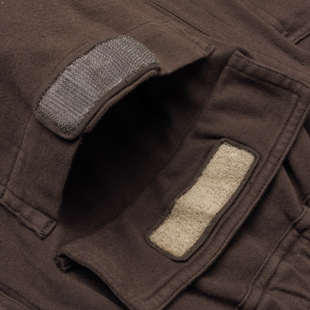 Brushed Jersey Pusher Pants - Dark Dust