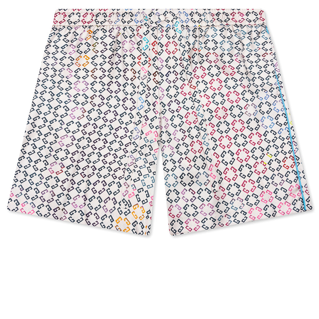 Monogram 72 Silk Pyjamas Shorts - Multicolored