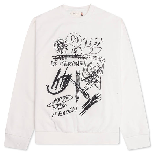 Quick Sketch Crewneck - Bone