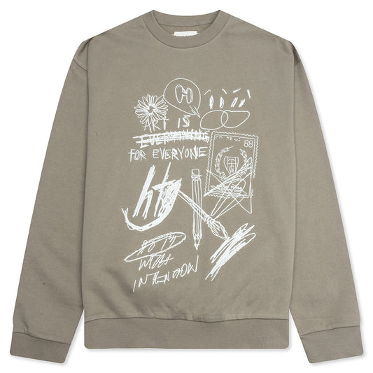 Quick Sketch Crewneck - Taupe