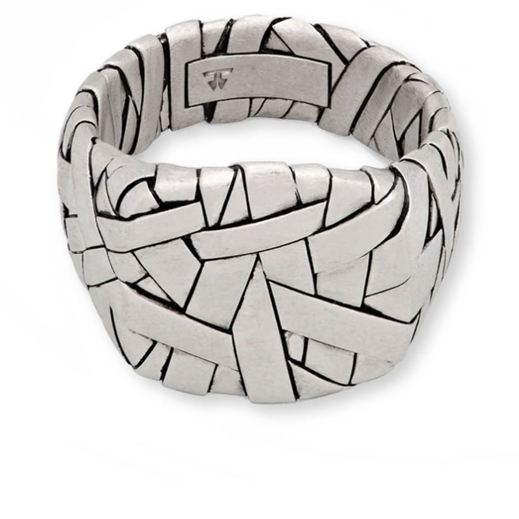 Quilt Ring - S925 Sterling Silver