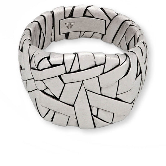 Quilt Ring - S925 Sterling Silver