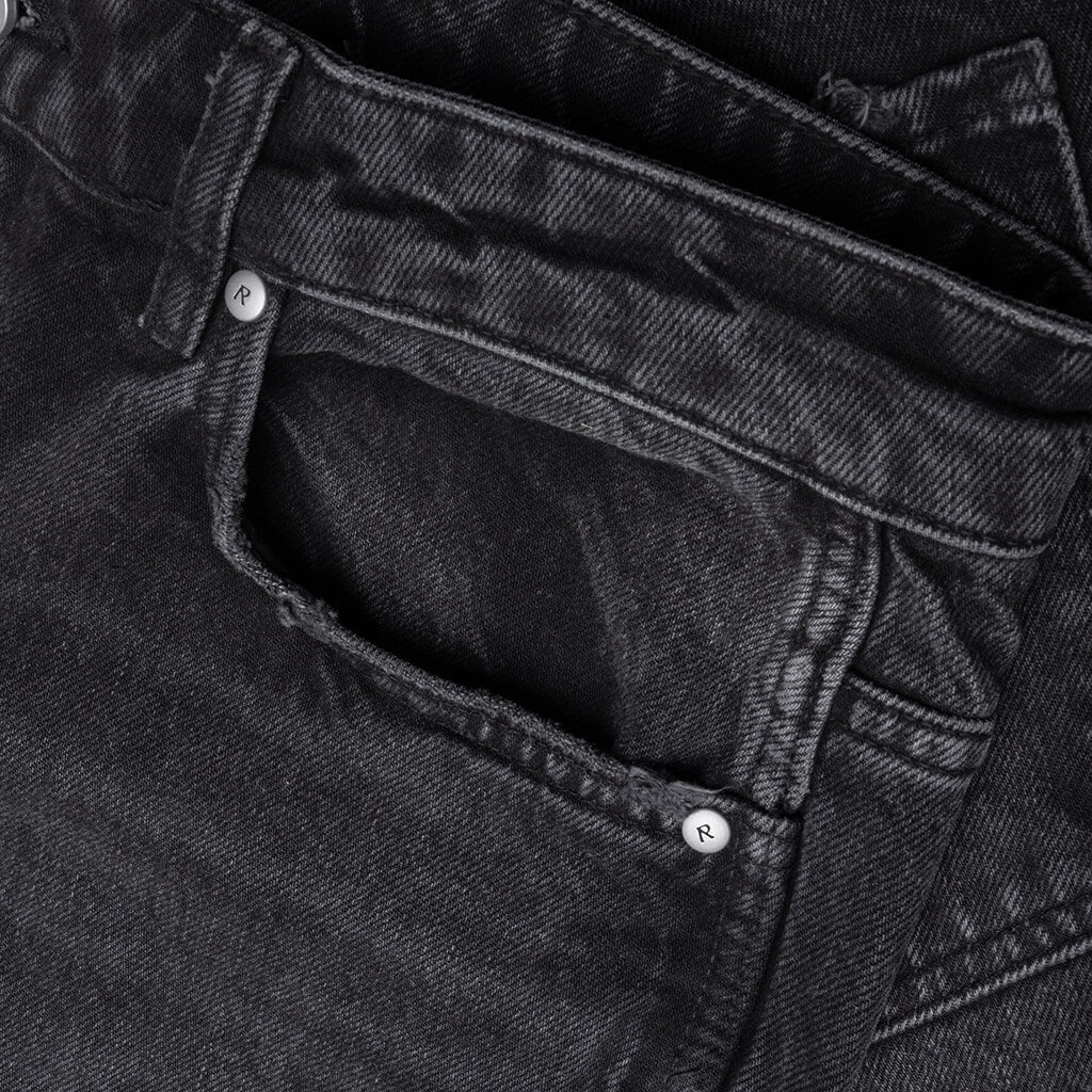 R3 Baggy Denim - Aged Black