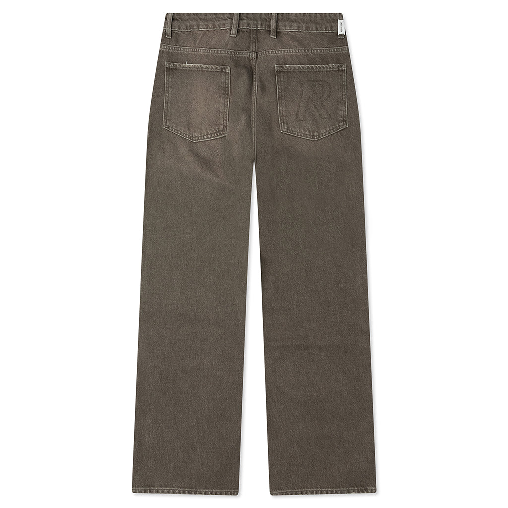 R3 Baggy Denim - Washed Olive