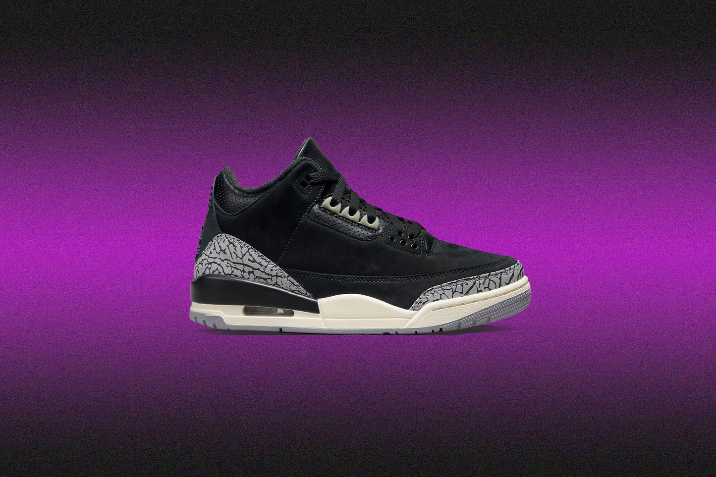 Women's Air Jordan 3 Retro - Off Noir/Black/Sail