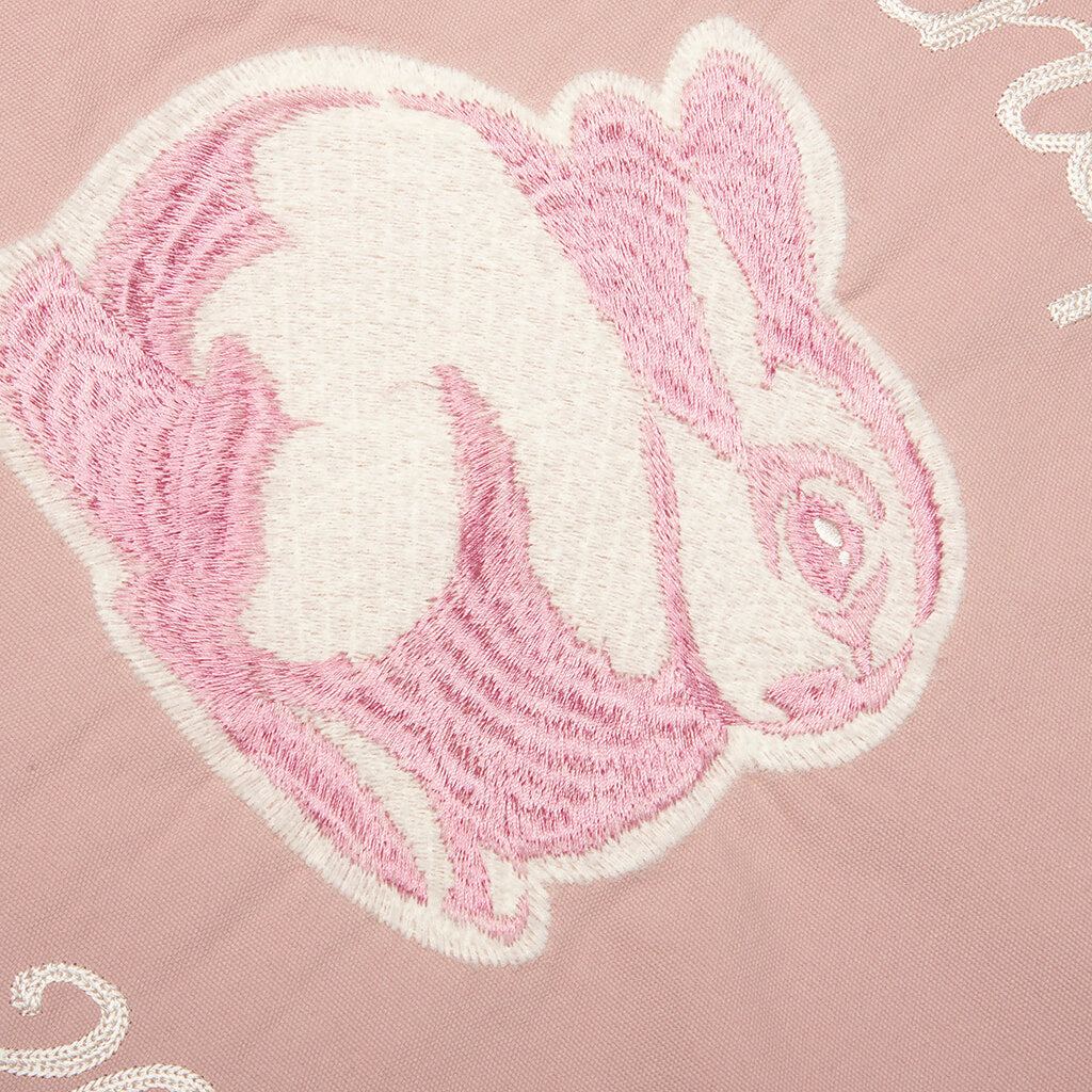 Rabbit Work Button Shirt - Pink