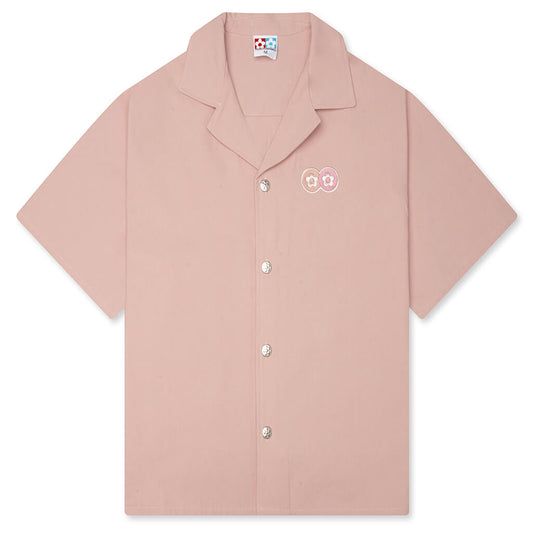 Rabbit Work Button Shirt - Pink