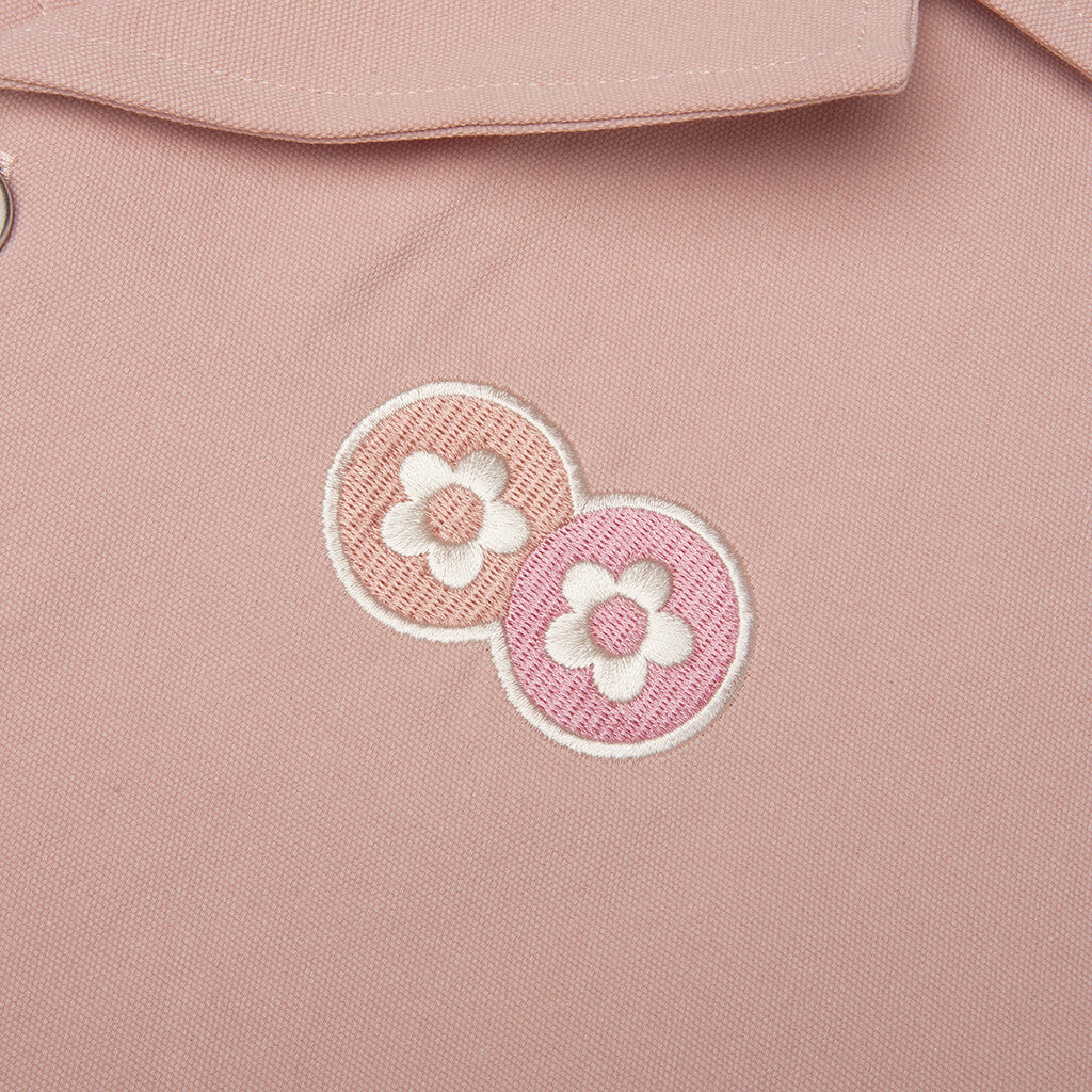 Rabbit Work Button Shirt - Pink