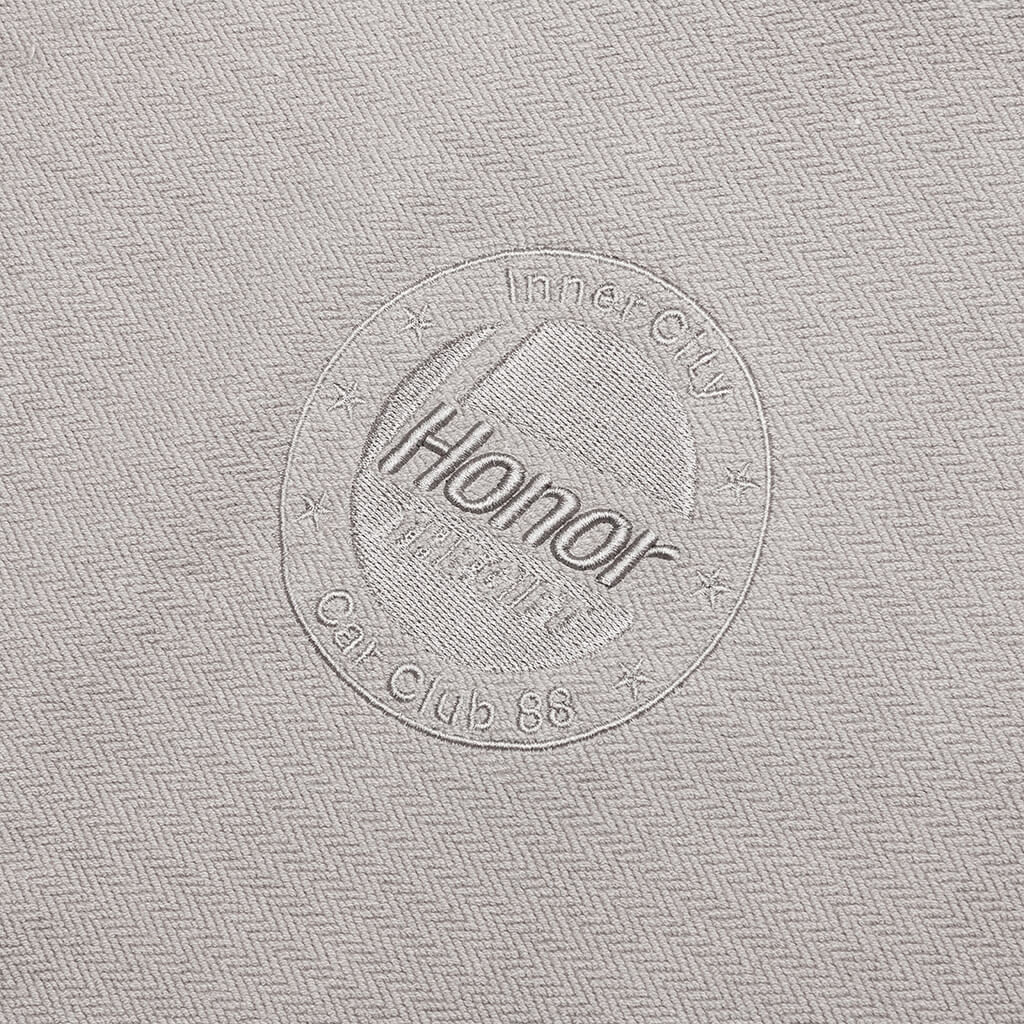 Race Herringbone Hoodie - Stone