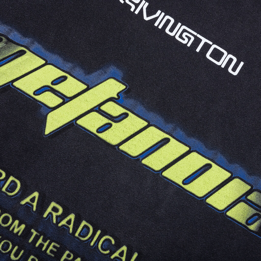 Radical Paper Garden L/S Tee - Faded Black
