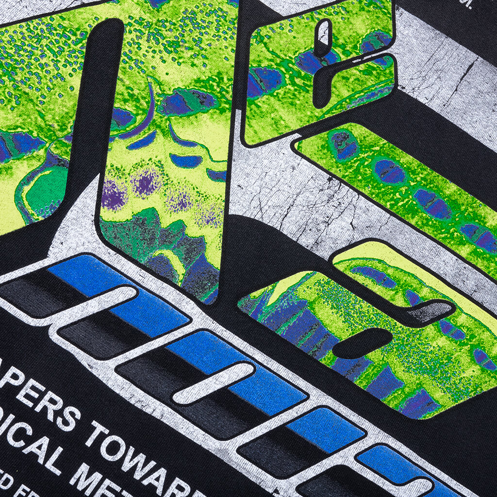 Radical Paper Garden L/S Tee - Faded Black