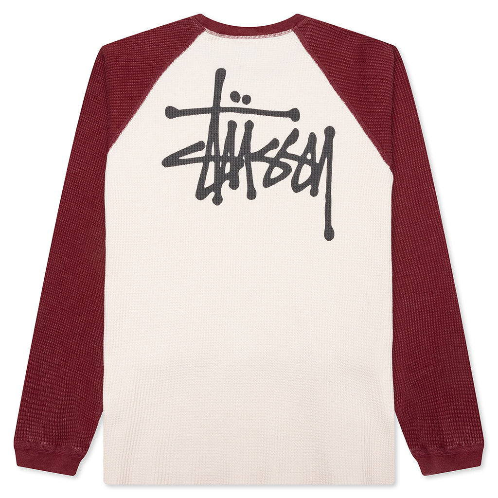 Raglan Thermal 2 Tone - Off White