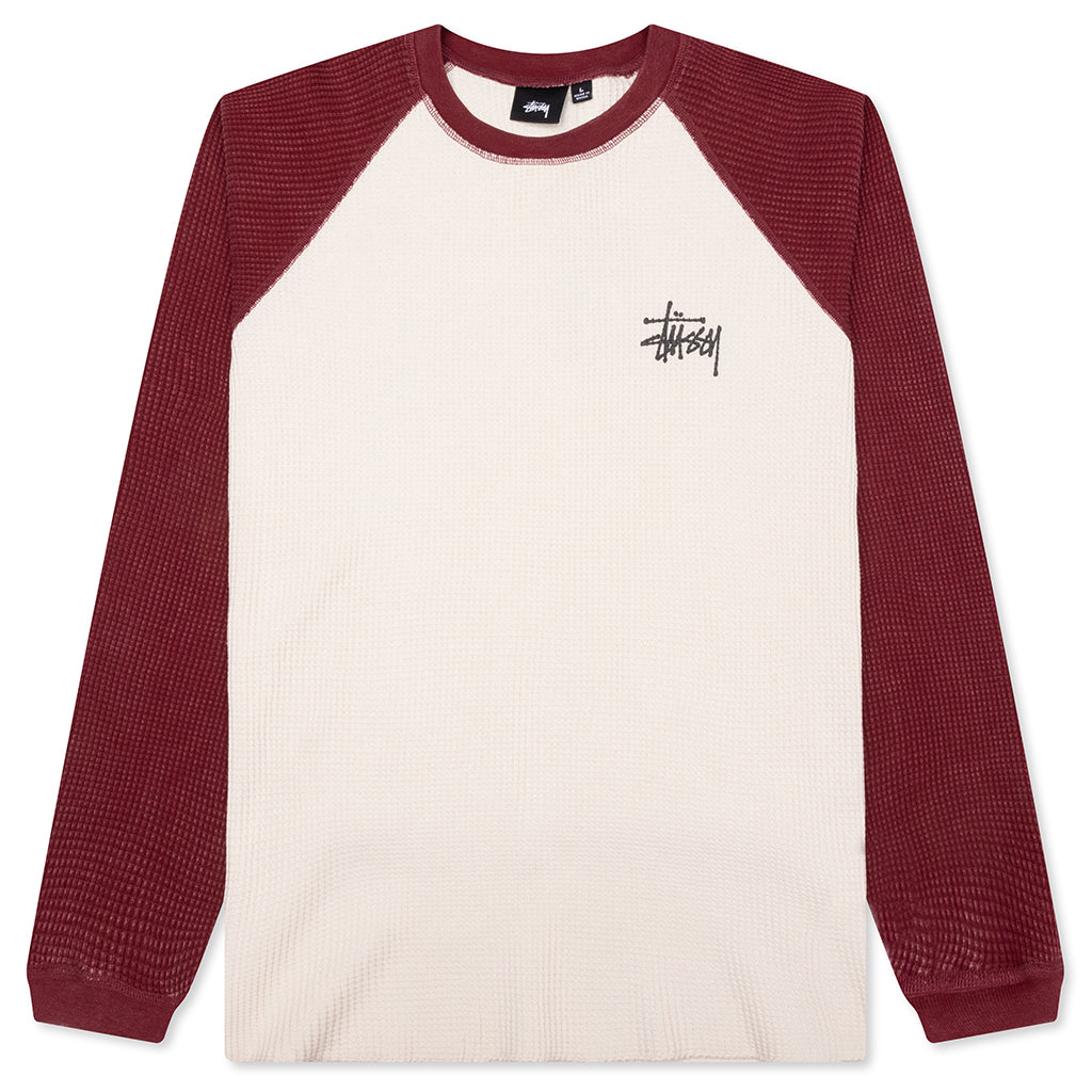 Raglan Thermal 2 Tone - Off White