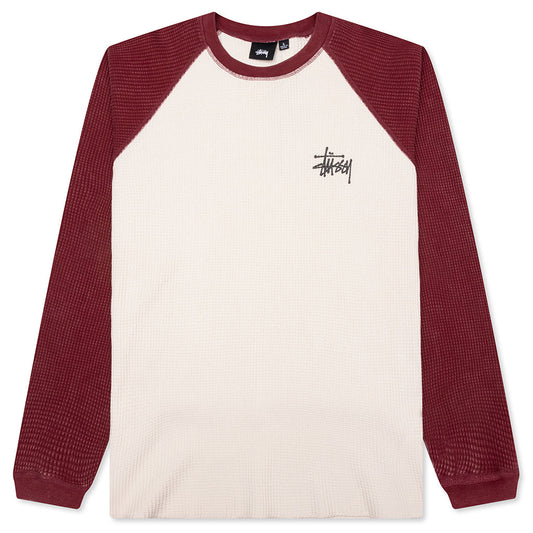 Raglan Thermal 2 Tone - Off White