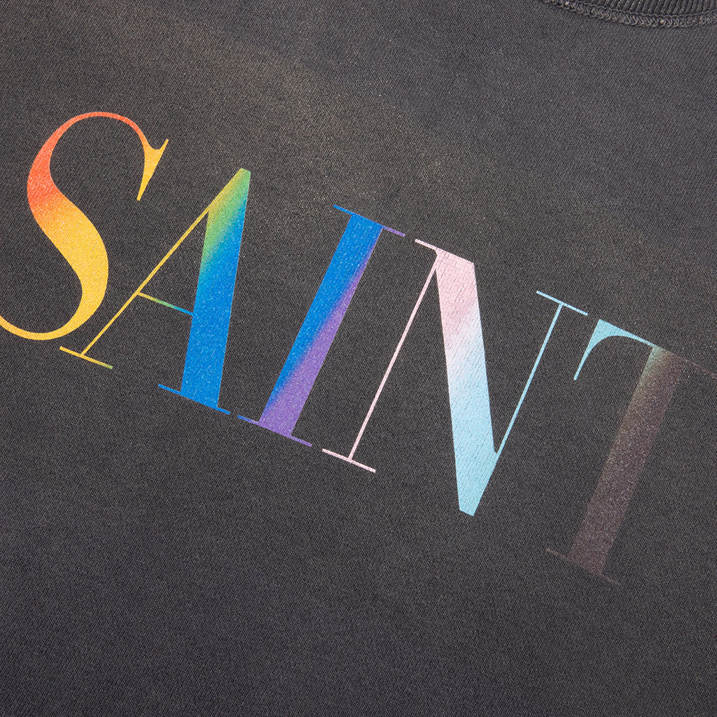 Rainbow Saint Crew Sweater - Black