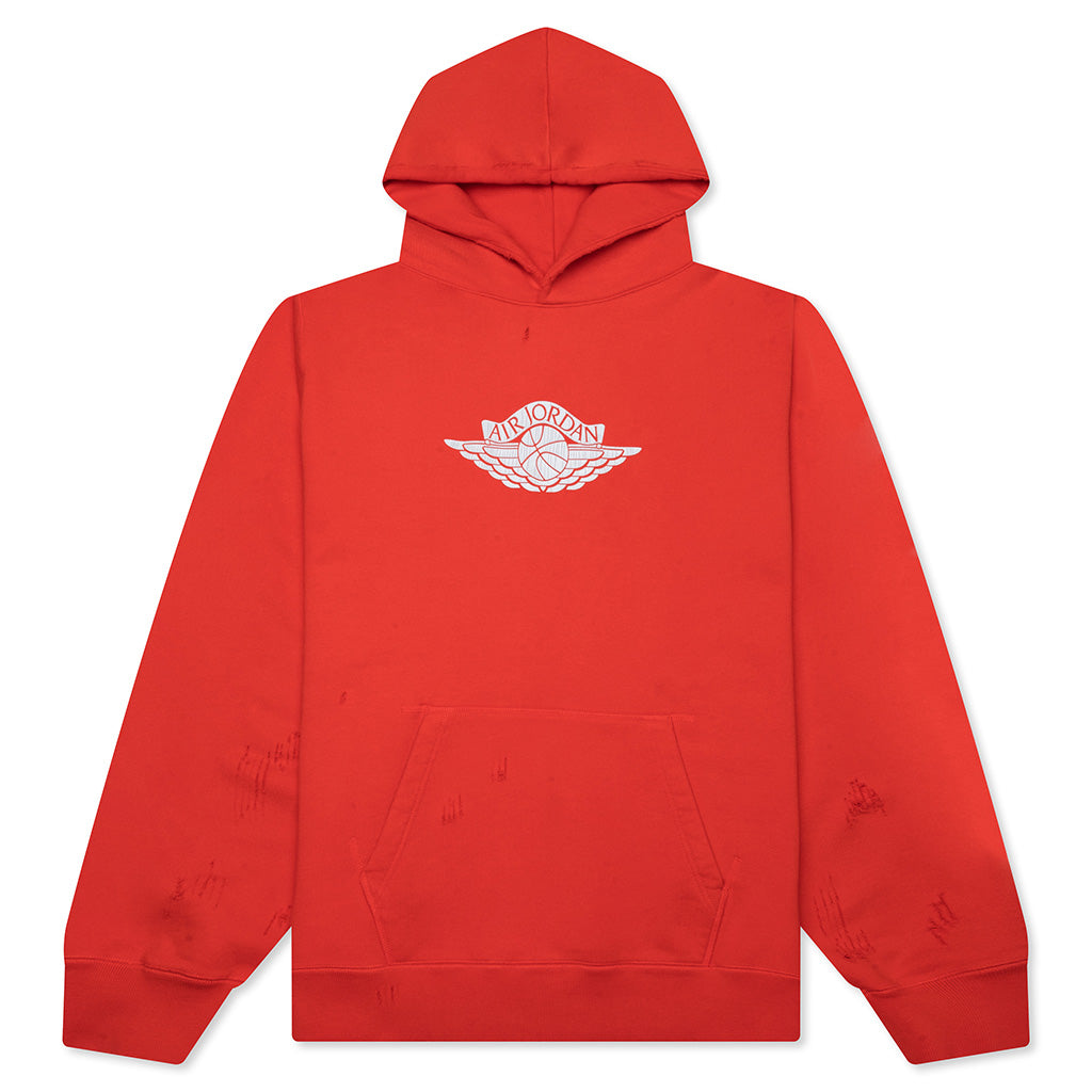 Rare Air Fleece Pullover Hoodie - Chile Red