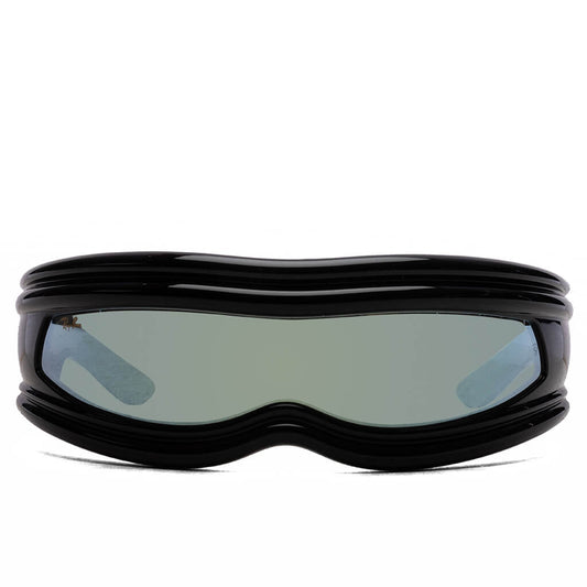 Ray-Ban x A$AP Rocky Ultra Wrap 001 - Black/Green Mirror Silver