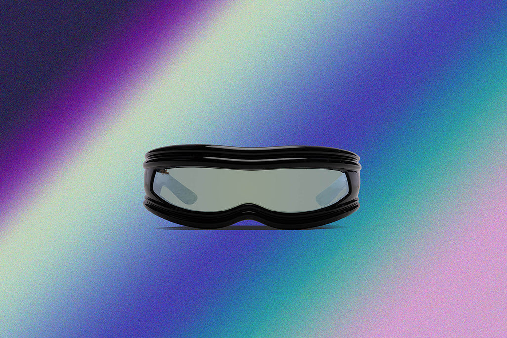 Ray-Ban x A$AP Rocky Ultra Wrap 001 - Black/Green Mirror Silver