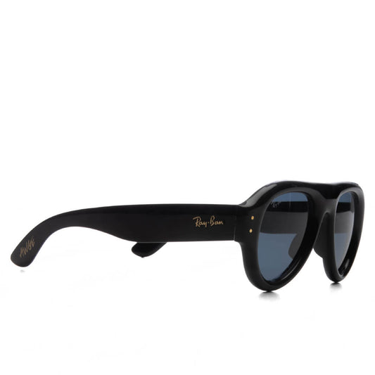 Ray-Ban x A$AP Rocky Aviator Puffer - Black Frame/Dark Blue Lens