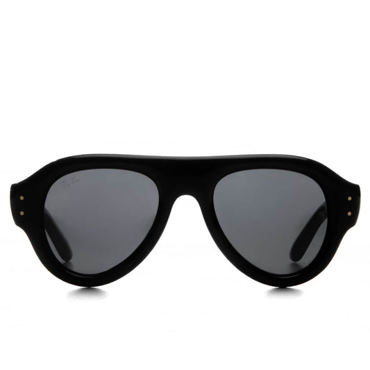 Ray-Ban x A$AP Rocky Aviator Puffer - Black Frame/Dark Grey Lens