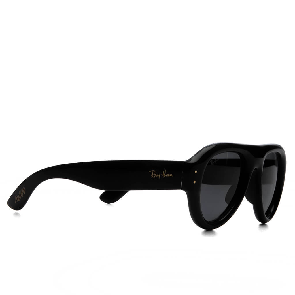 Ray-Ban x A$AP Rocky Aviator Puffer - Black Frame/Dark Grey Lens