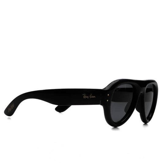 Ray-Ban x A$AP Rocky Aviator Puffer - Black Frame/Dark Grey Lens
