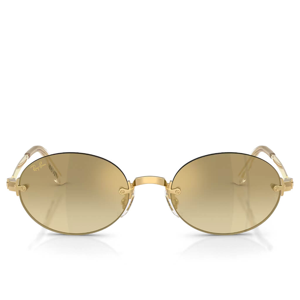 Ray-Ban x A$AP Rocky Rimless Oval - Arista/Gradient Brown