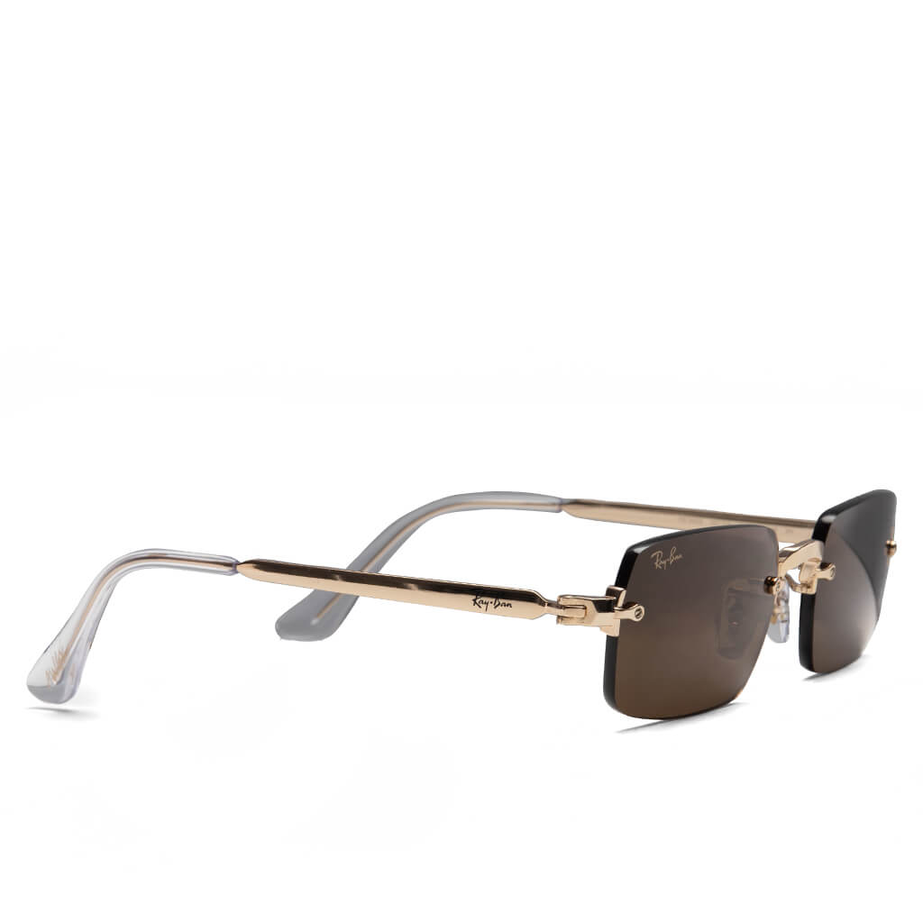 Ray-Ban x A$AP Rocky Rimless Pillow - Arista/Dark Brown