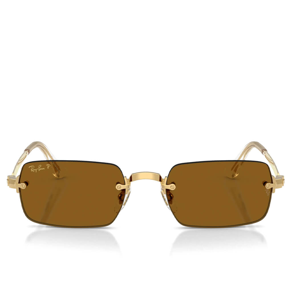 Ray-Ban x A$AP Rocky Rimless Pillow - Arista/Dark Brown Polarized