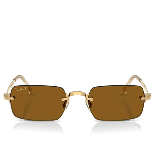 Ray-Ban x A$AP Rocky Rimless Pillow - Arista/Dark Brown Polarized