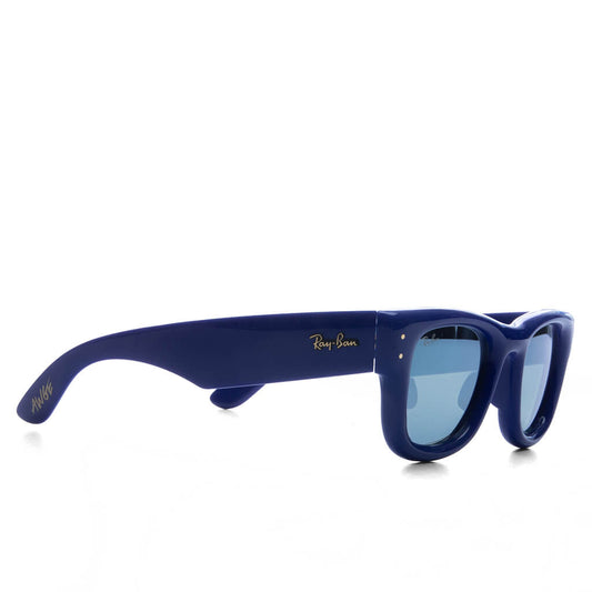 Ray-Ban x A$AP Rocky Wayfarer Puffer - Blue Frame/Silver Mirror Lens