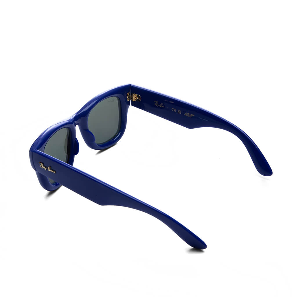 Ray-Ban x A$AP Rocky Wayfarer Puffer - Blue Frame/Silver Mirror Lens