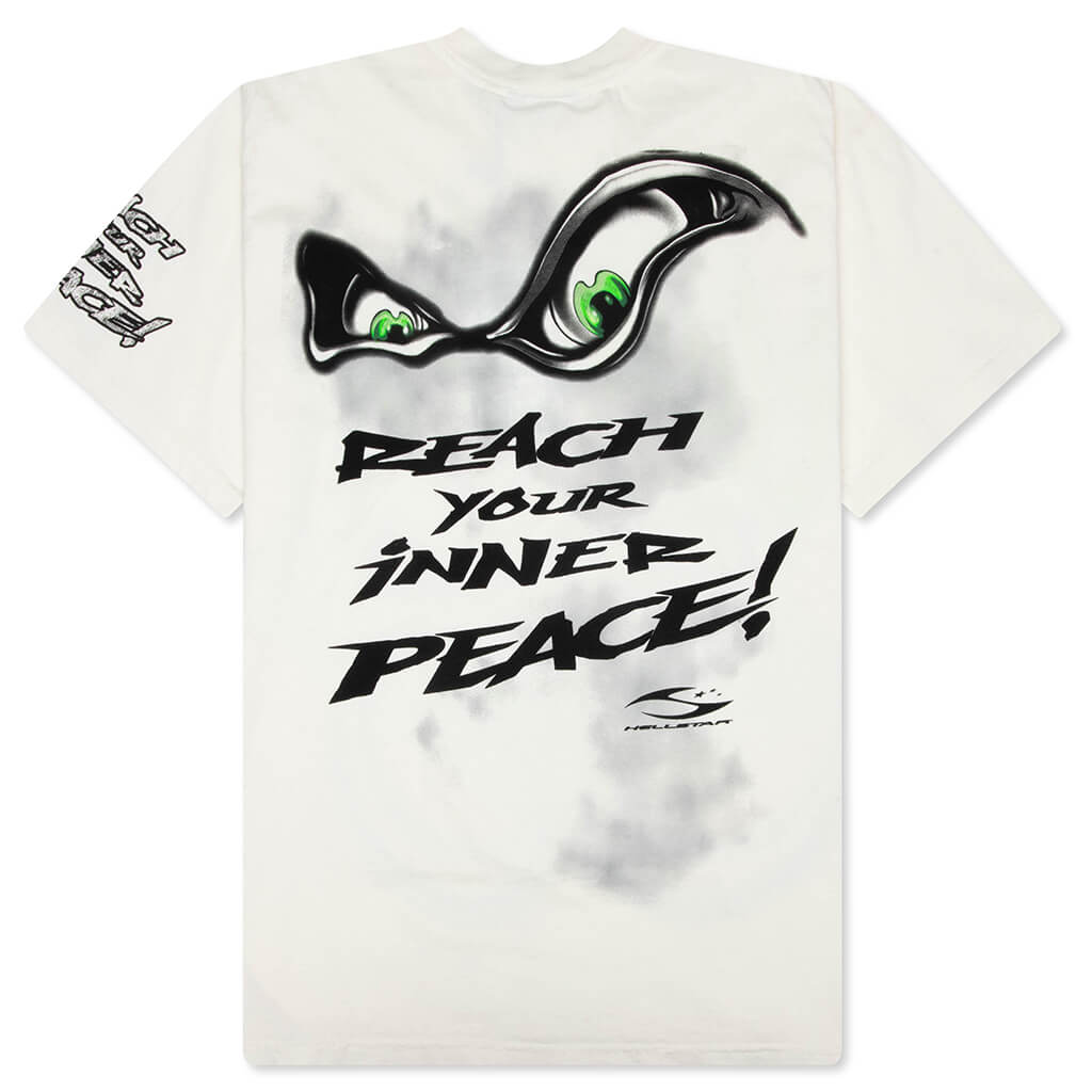Reach Your Inner Peace Yoga T-Shirt - White
