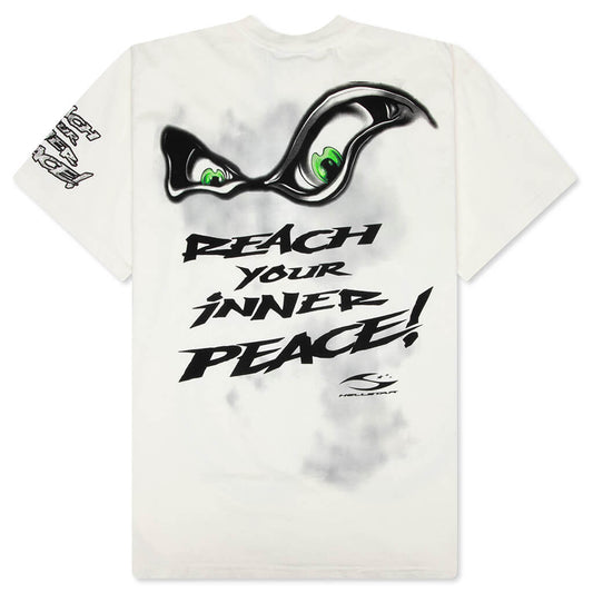 Reach Your Inner Peace Yoga T-Shirt - White