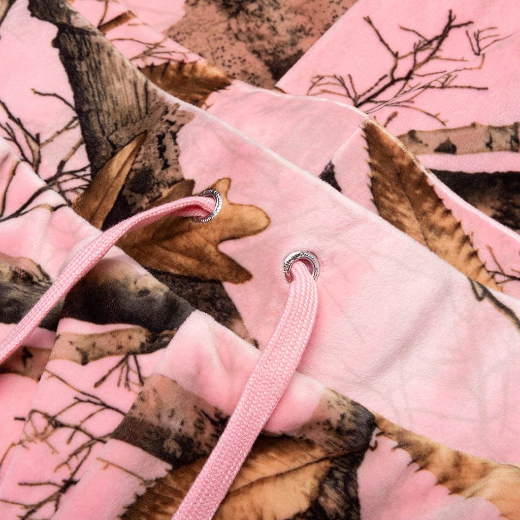 Pleasures x Juicy Couture Realtree Velour Track Pants - Pink Edge