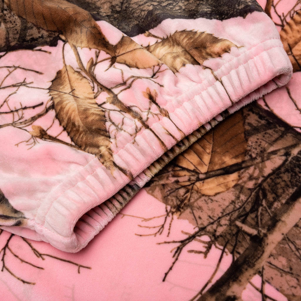 Pleasures x Juicy Couture Realtree Velour Track Pants - Pink Edge