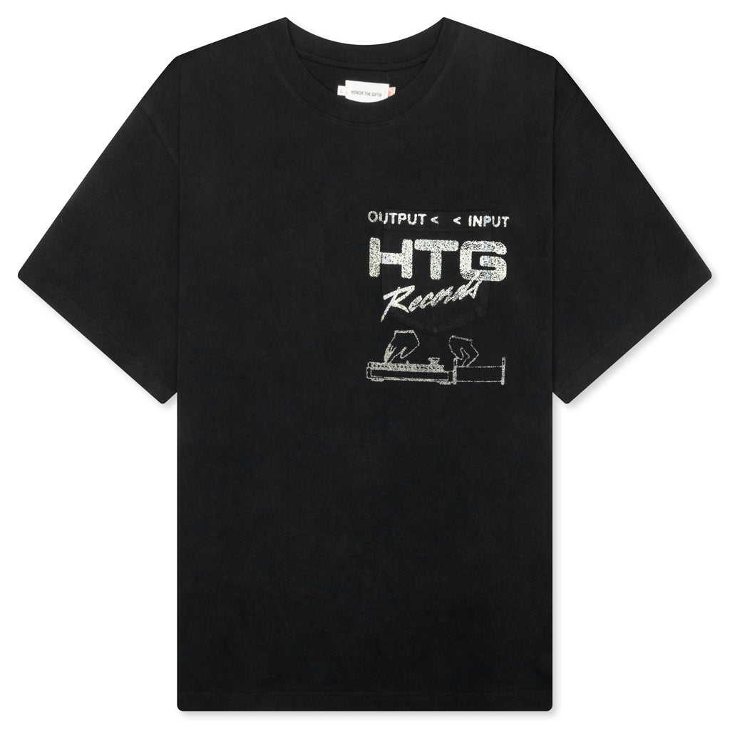 Records Tee - Black