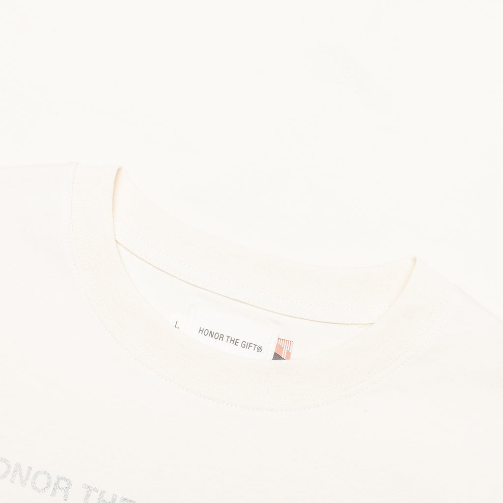 Records Tee - Cream