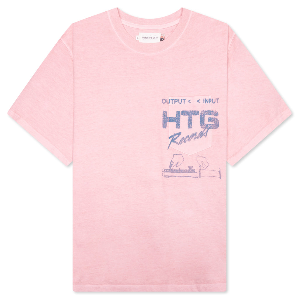 Records Tee - Pink